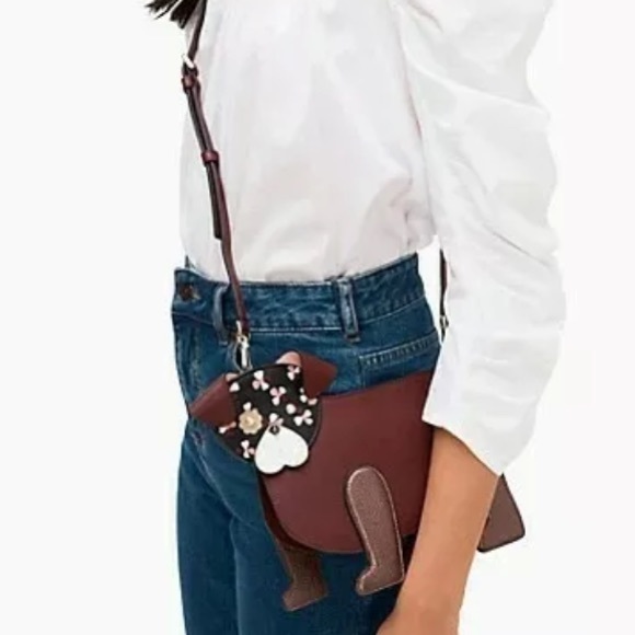 Kate Spade Pup Dog Crossbody Cherrywood WKRU6239 - Picture 3 of 4